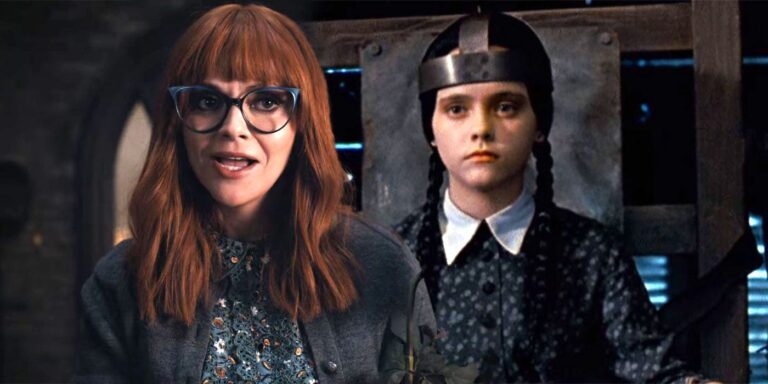 The Internet Just Realized Wednesday’s Ms. Thornhill Also Played Wednesday Addams