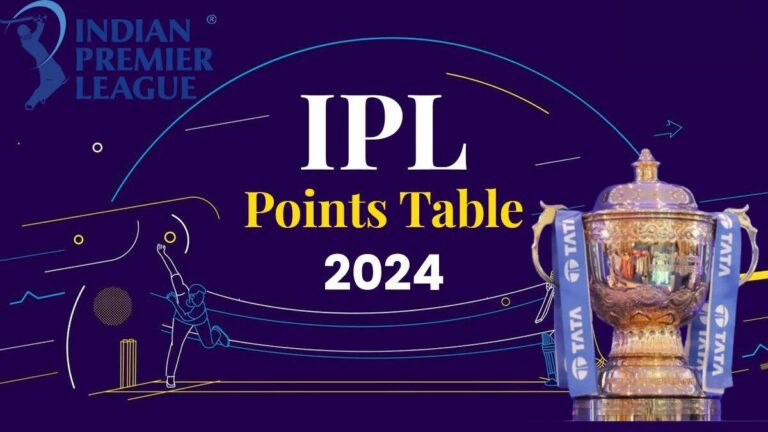 [Today] IPL 2024 Points Table: Team Rankings and Net Run Rate