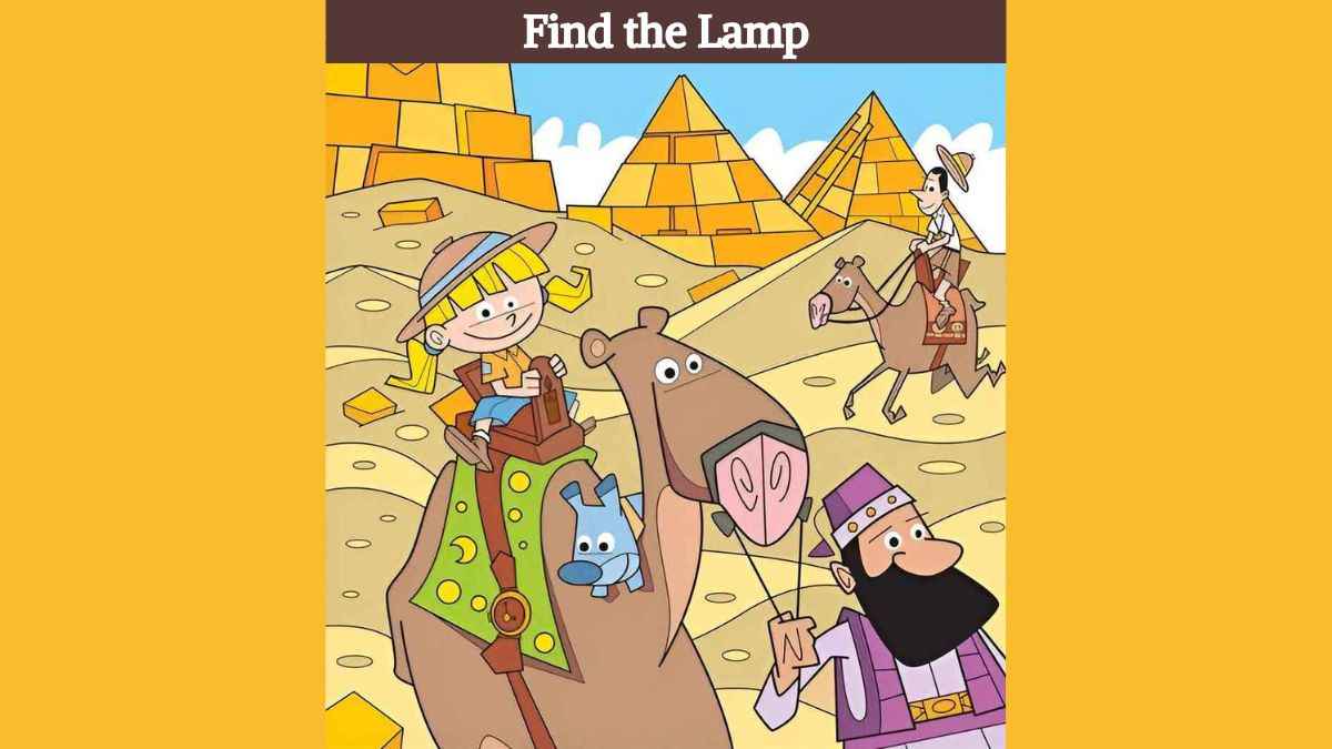 You are a puzzle ninja if you can find the lamp in the desert in 7 seconds!