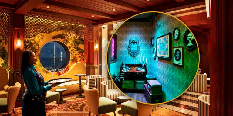 Disney Treasure’s Best New Movie (And Attraction) Themed Lounges, Ranked: From Skipper Society To Haunted Mansion Parlor