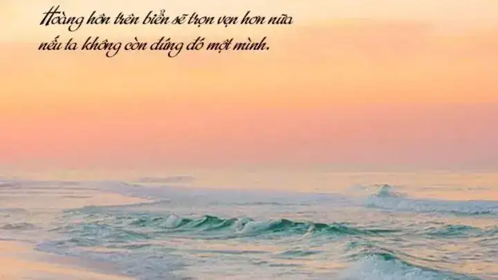 câu nói hay về hoàng hôn trên biển câu nói hay về hoàng hôn trên biển