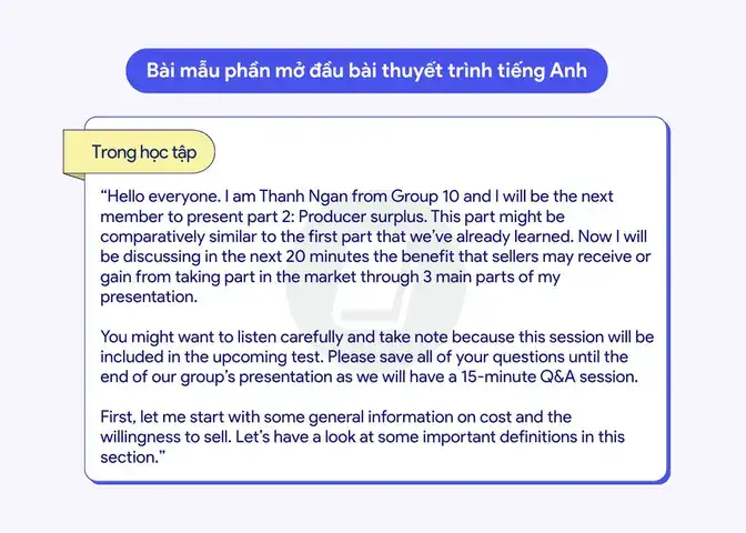 những câu nói mở đầu bài thuyết trình tiếng anh những câu nói mở đầu bài thuyết trình tiếng anh