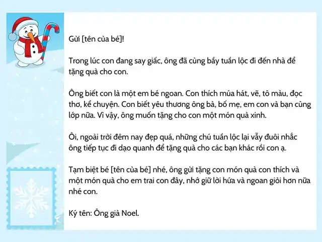 những câu nói của ông già noel