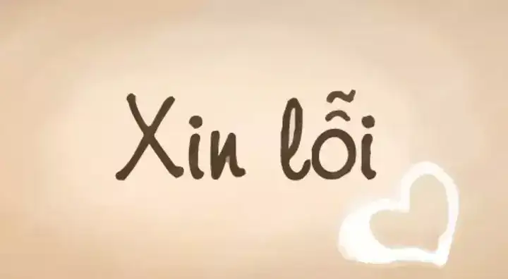 câu nói xin lỗi câu nói xin lỗi