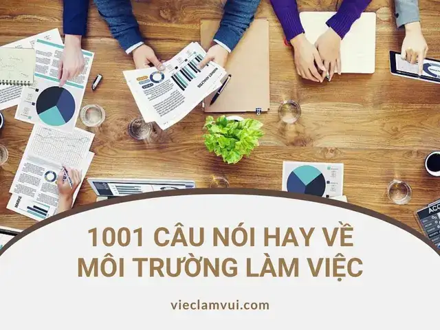 câu nói hay về môi trường làm việc