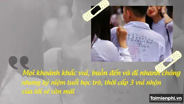 câu nói về cấp 3