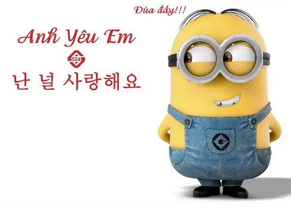 những câu nói tiếng hàn hài hước