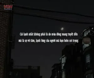 câu nói hay về lạnh lùng