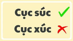Cục súc hay cục xúc từ nào đúng chính tả