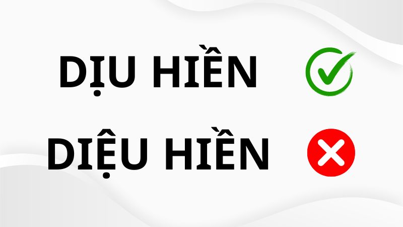 dịu hiền hay diệu hiền