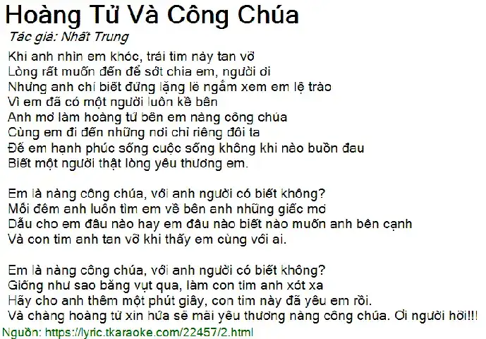 những câu nói hay về hoàng tử và công chúa