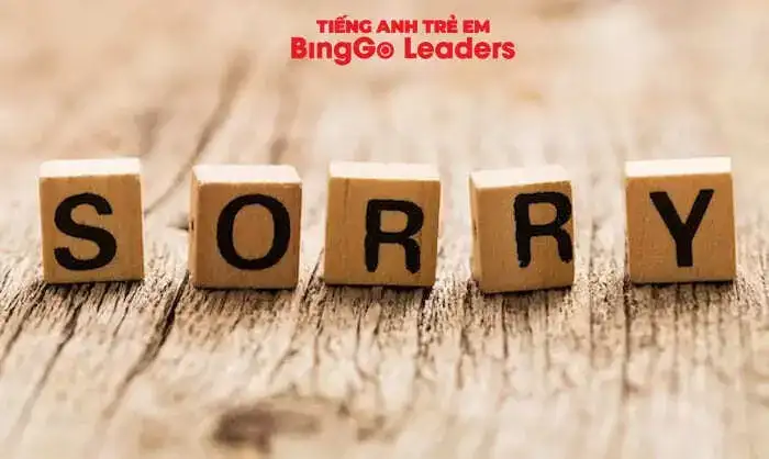 những câu nói xin lỗi bằng tiếng anh