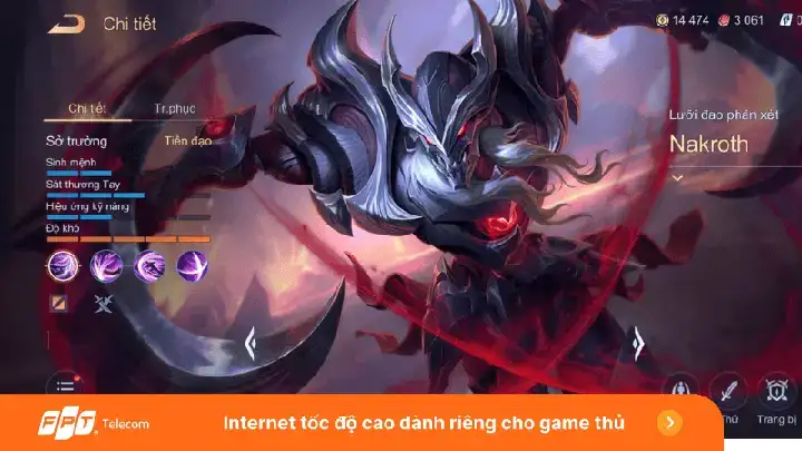 câu nói của nakroth