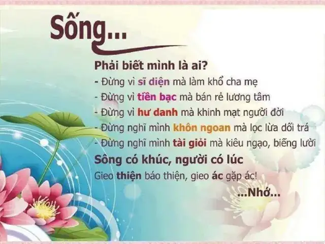 10 câu nói ngấm tận xương