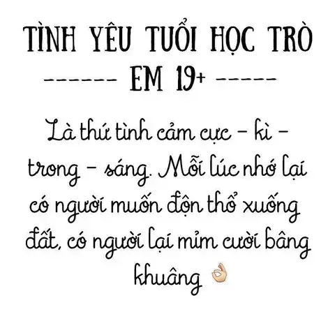 câu nói hay về tình cảm tuổi học trò