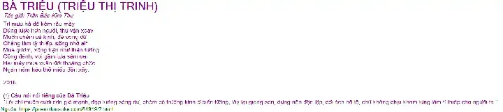 câu nói của triệu thị trinh câu nói của triệu thị trinh