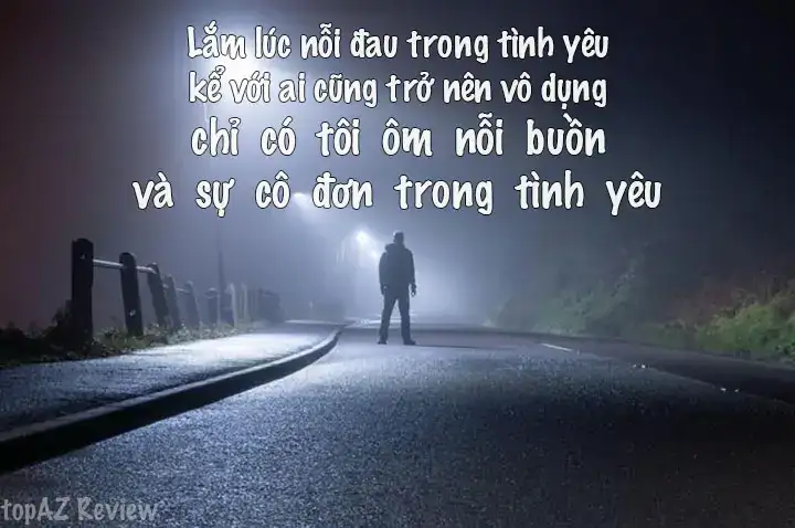 câu nói hay về sự cô đơn trong tình yêu