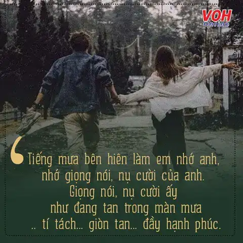 những câu nói nhớ người yêu ở xa