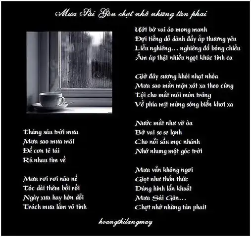 câu nói hay về mưa sài gòn