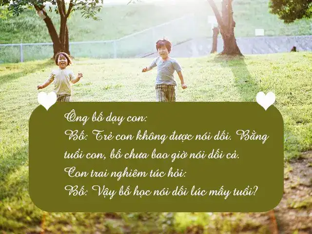 những câu nói hài hước của trẻ con những câu nói hài hước của trẻ con