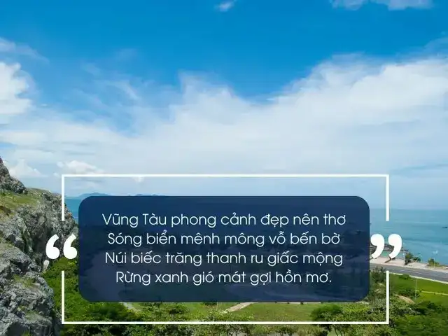 những câu nói hay về vũng tàu