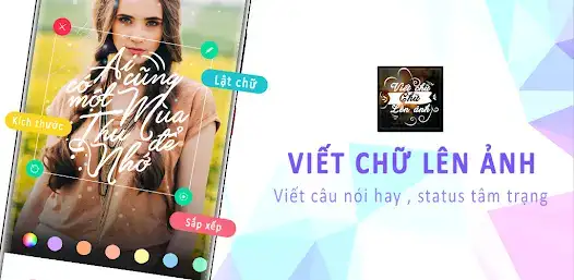 câu nói hay viết chữ lên ảnh
