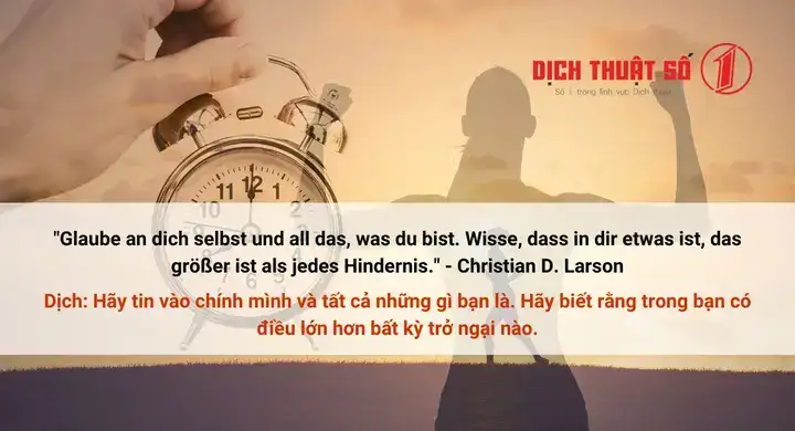 những câu nói hay tiếng đức