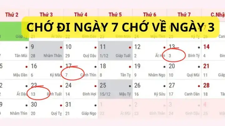 câu nói chớ đi ngày 7 chớ về ngày 3 câu nói chớ đi ngày 7 chớ về ngày 3