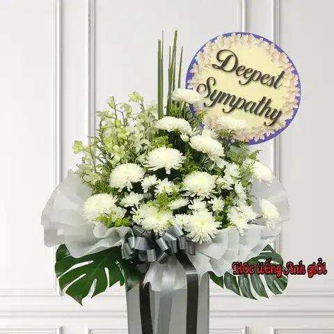 câu nói chia buồn đám tang bằng tiếng anh