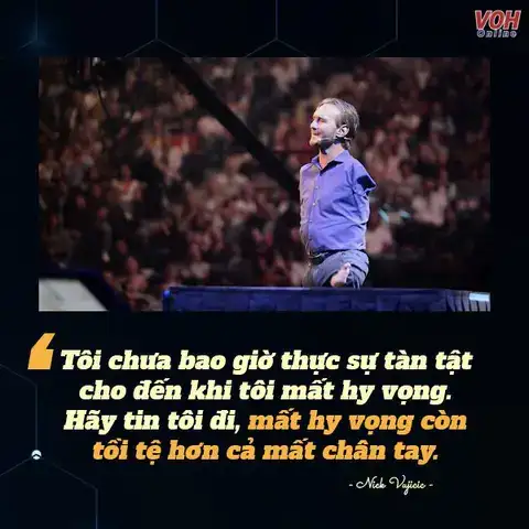 câu nói của nick vujicic câu nói của nick vujicic