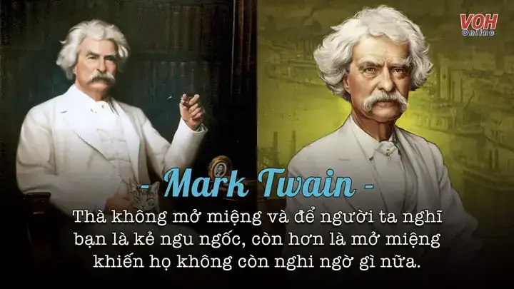 mark twain và những câu nói bất hủ mark twain và những câu nói bất hủ