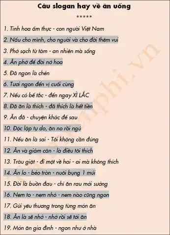 câu nói hay về nấu ăn