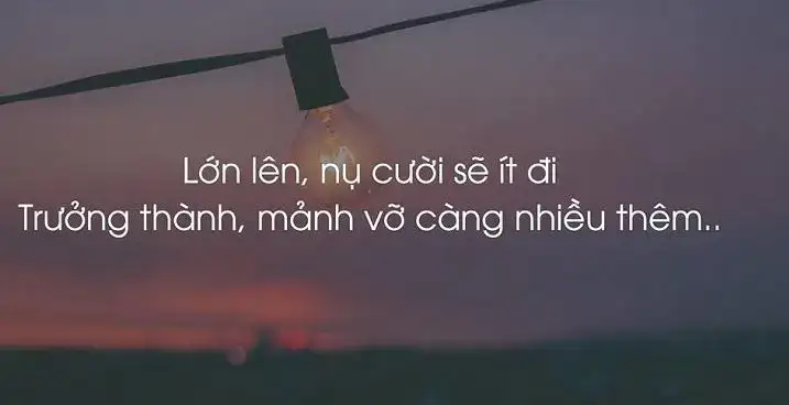 những câu nói trưởng thành