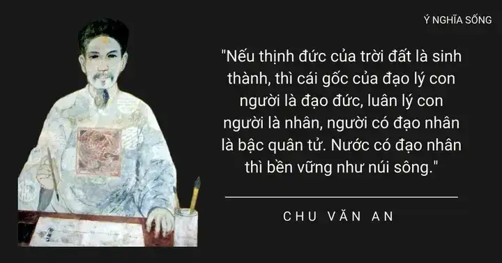 những câu nói hay của thầy chu văn an