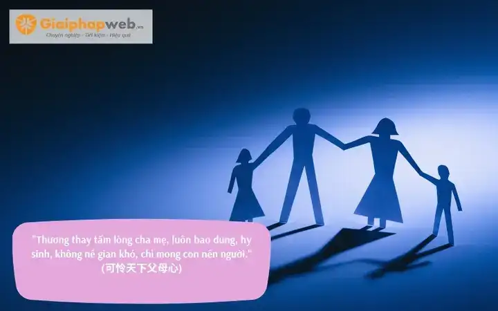 những câu nói hay về cha mẹ bằng tiếng trung