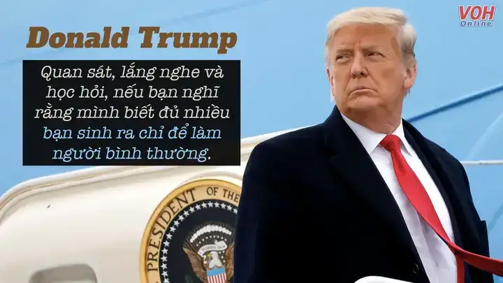 câu nói nổi tiếng của donald trump