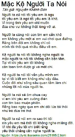 những câu nói mặc kệ đời