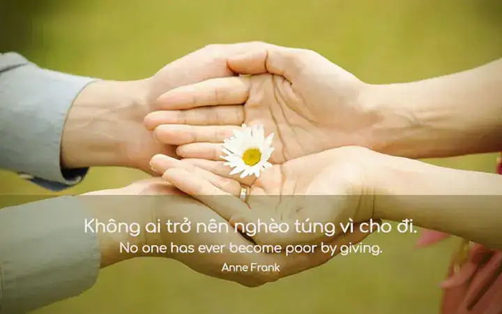 câu nói hay về cho đi câu nói hay về cho đi