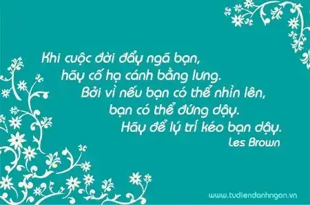 câu nói hay về bản lĩnh sống