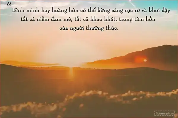 câu nói hay về buổi chiều