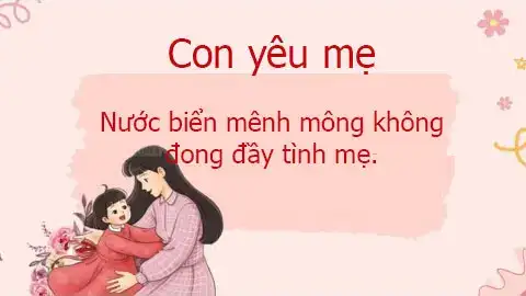 câu nói cảm ơn mẹ câu nói cảm ơn mẹ