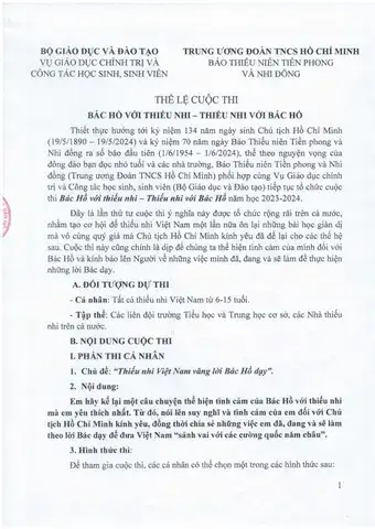 câu nói của bác hồ với thiếu nhi câu nói của bác hồ với thiếu nhi