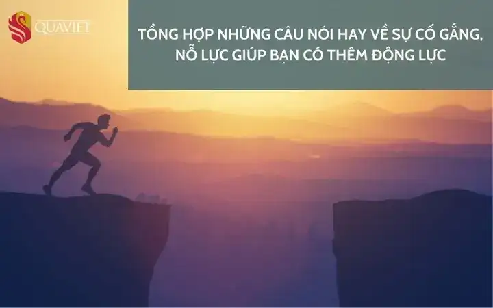 những câu nói hay về sự kiên trì cố gắng