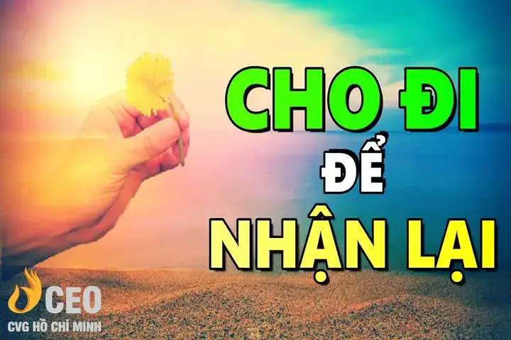 những câu nói hay về cho đi và nhận lại