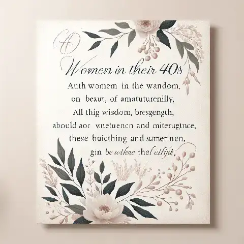 những câu nói hay về phụ nữ tuổi 40