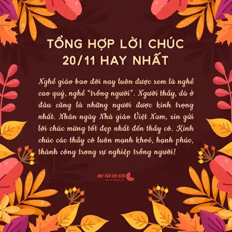 những câu nói chúc 20 11 những câu nói chúc 20 11