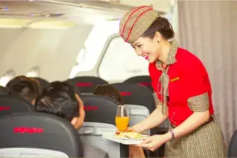những câu nói của tiếp viên hàng không vietjet
