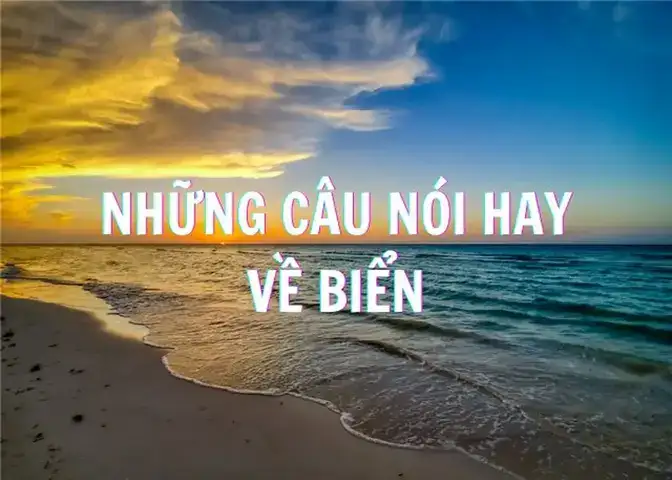 câu nói hay về biển câu nói hay về biển