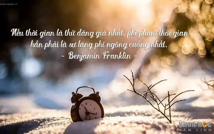 câu nói hay về thời gian