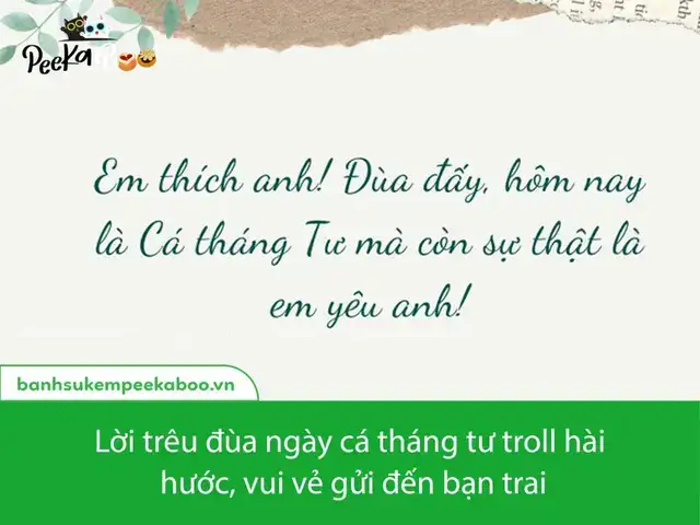 câu nói troll người yêu